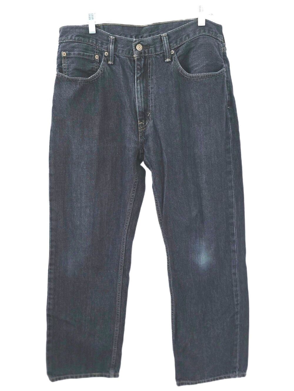 Levis 559 Relaxed Straight Jeans Mens W36 L29.5 Dark Wash Denim Classic Fit